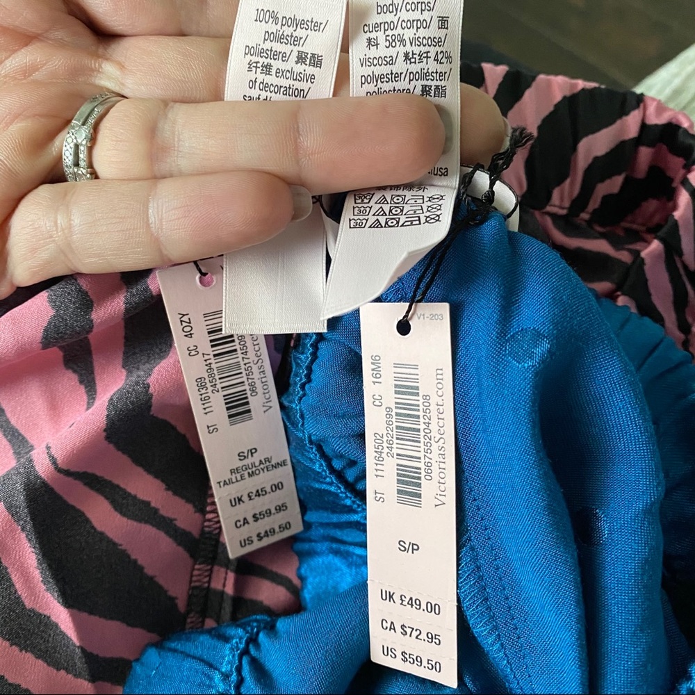 🆚Rose Luster Zebra PJ pants - Picture 7 of 7